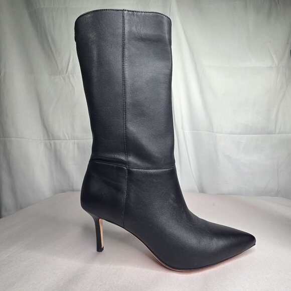 Lauren Ralph Lauren Shoes - Lauren Ralph Lauren Women's Leannah Black Nappa Leather Boots